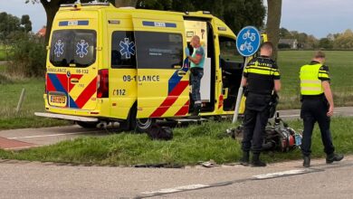 Scooterrijder gewond bij aanrijding in Persingen